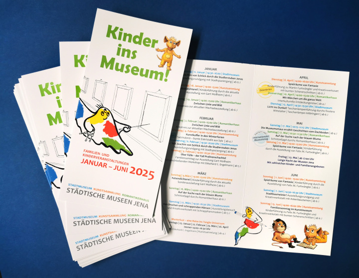 Halbjahresprogramm Kinder ins Museum 2025